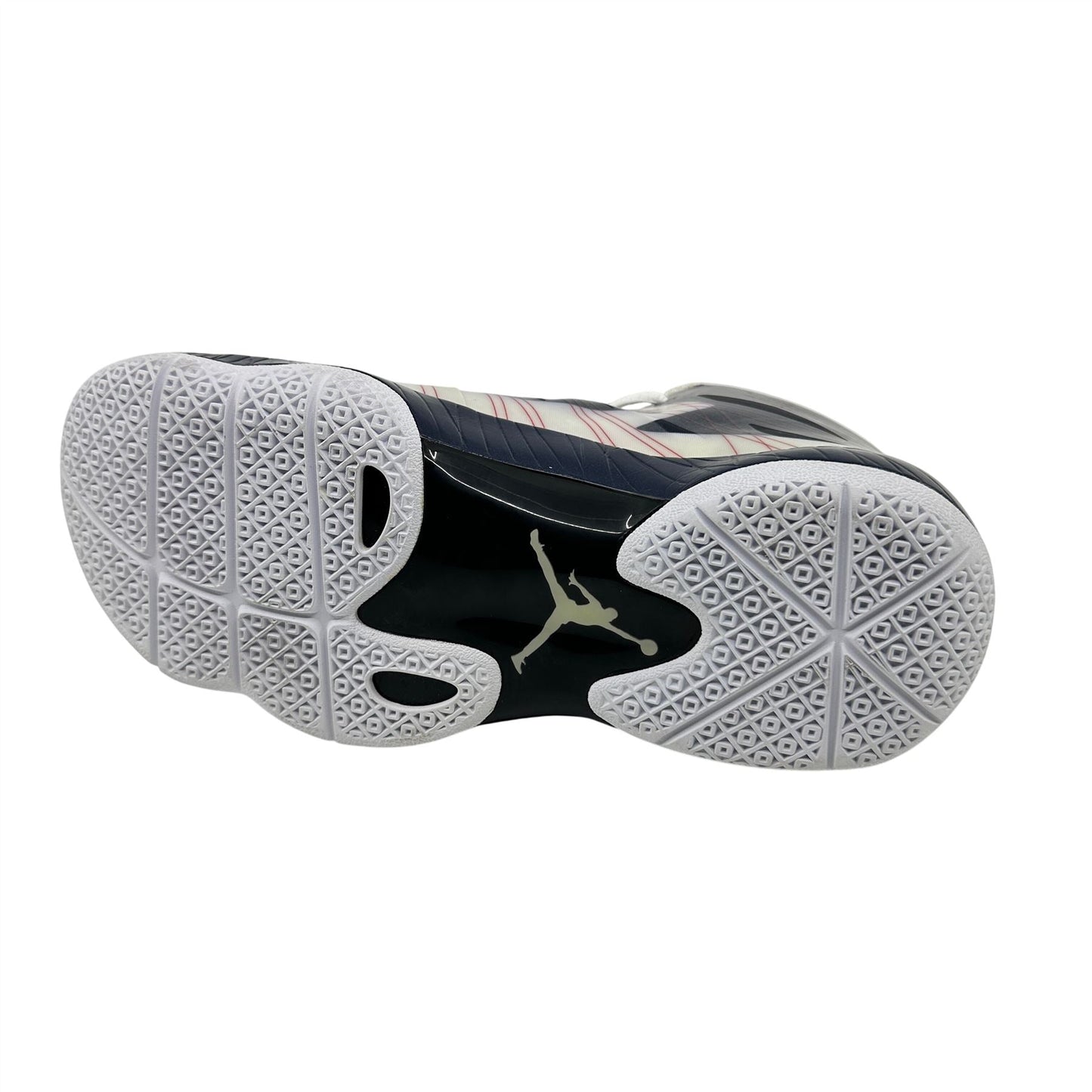 Jordan 2012 Lite White Obsidian Gym Red Mens Athletic Sneaker