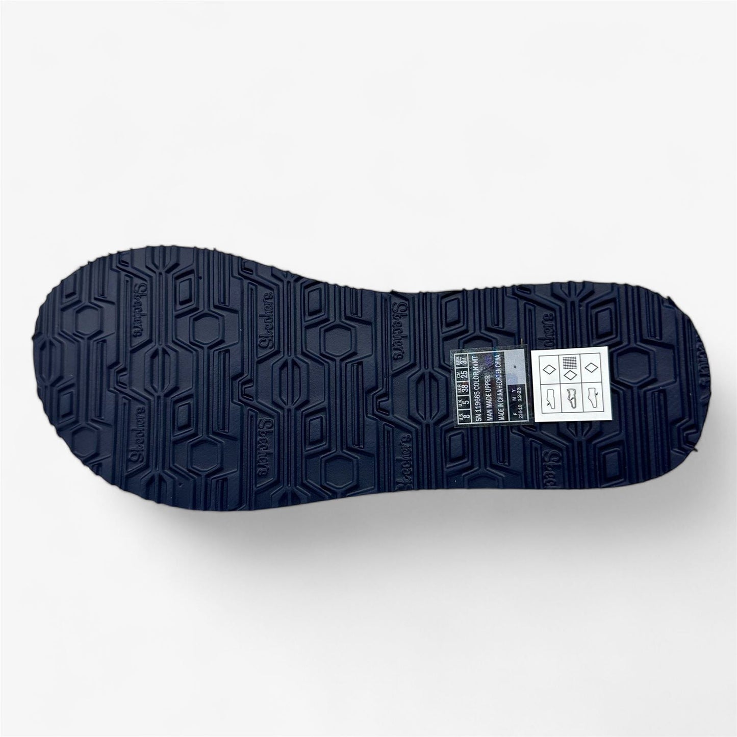Skechers Meditation Happy Daisies Navy Multicolor Womens Sandal Slingback