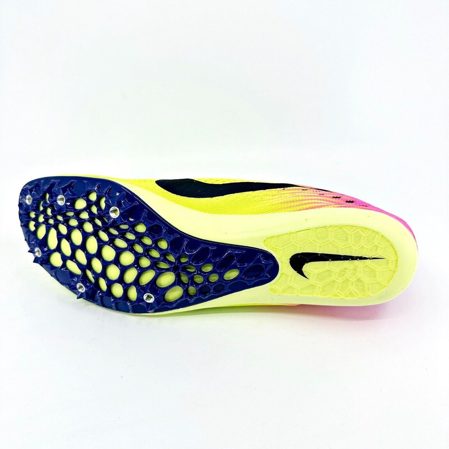 Nike Zoom Victory 3 OC Volt Pink Mens Track & Field Distance Running Shoes