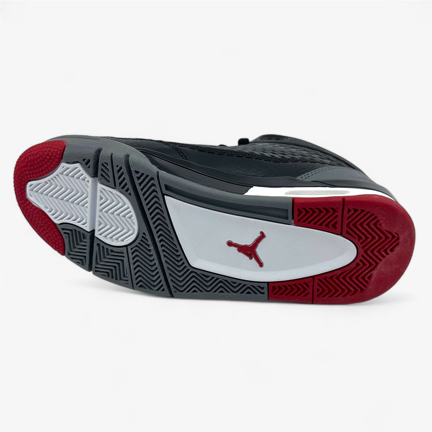 Jordan Flight Club 80's Black Gym Red Cool Grey White Mens Size 9 Sneaker