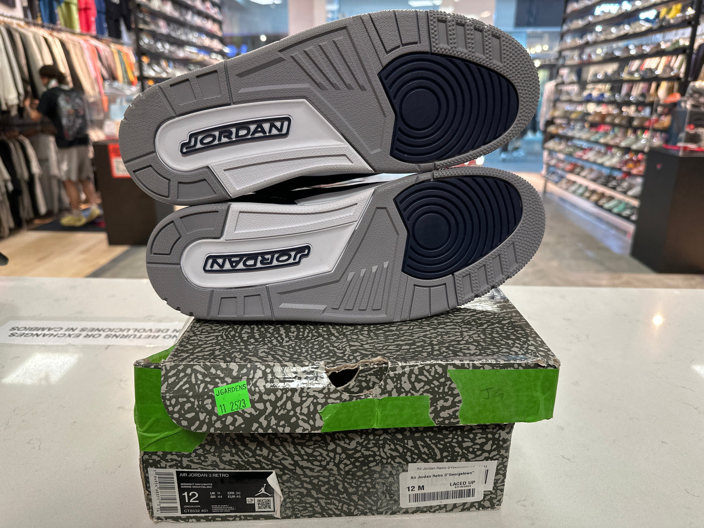 Air Jordan Retro 3"Georgetown" Conditional
