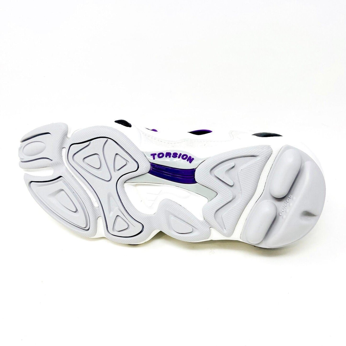Adidas FW S-97 White Black Purple Womens Size 5.5 Sneakers EF2043