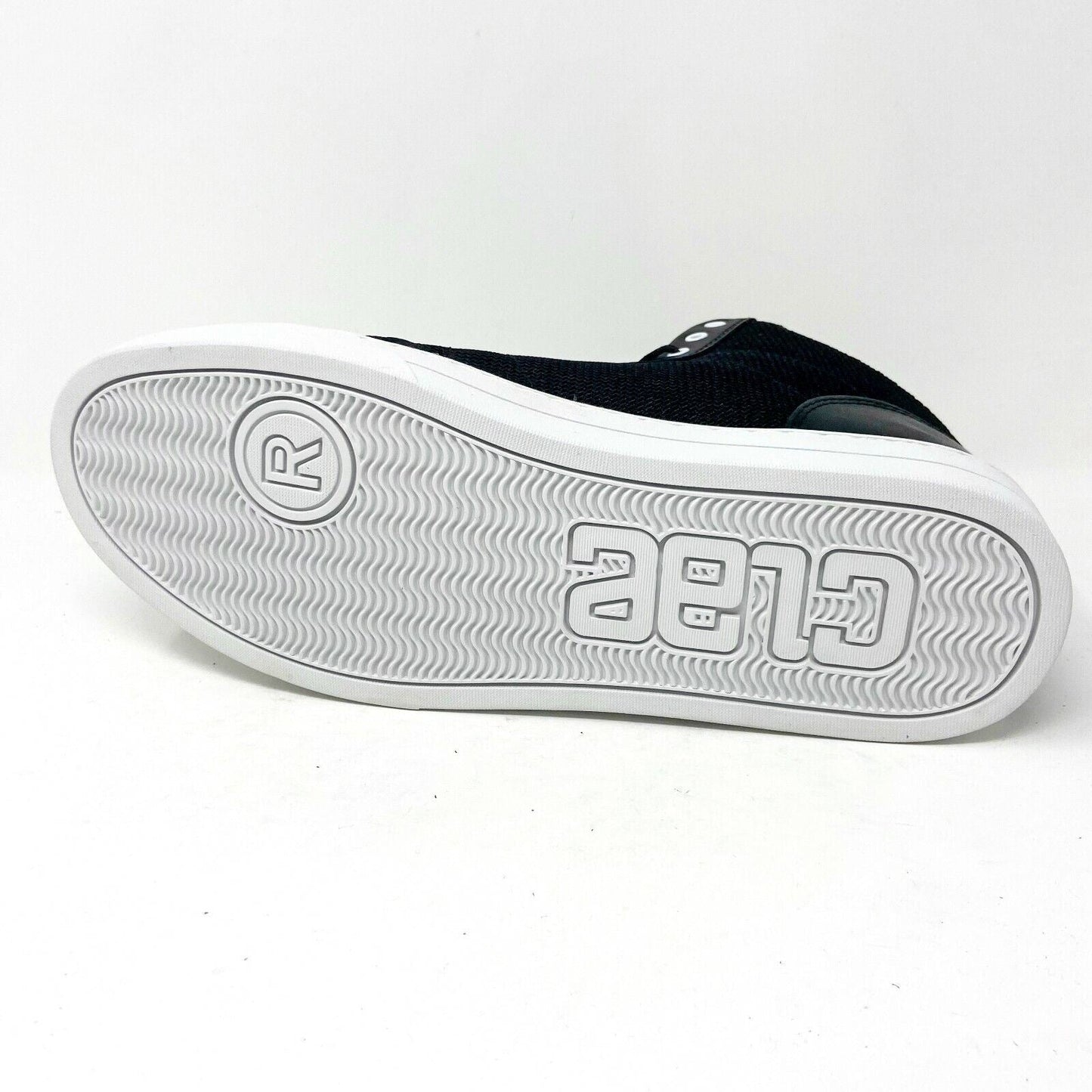 Clae Russell 07 Black Leather Mesh Mens Premium Casual Shoes