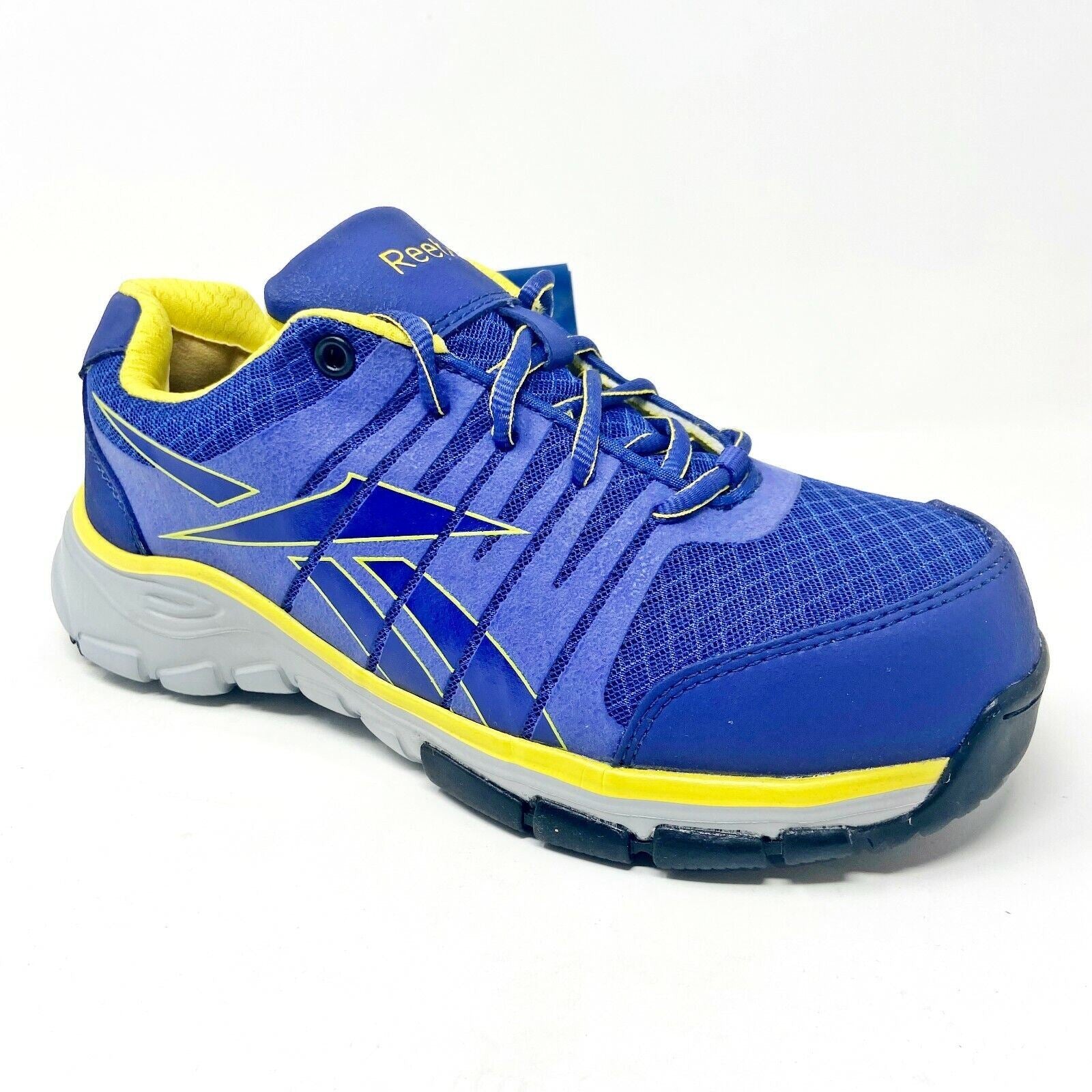Reebok Work Arion Purple Oxford Womens Wide Composite Toe Sneakers RB457