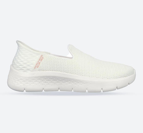 Women's Wide Fit Skechers 124963 Slip-ins Go Walk Flex Relish Trainers