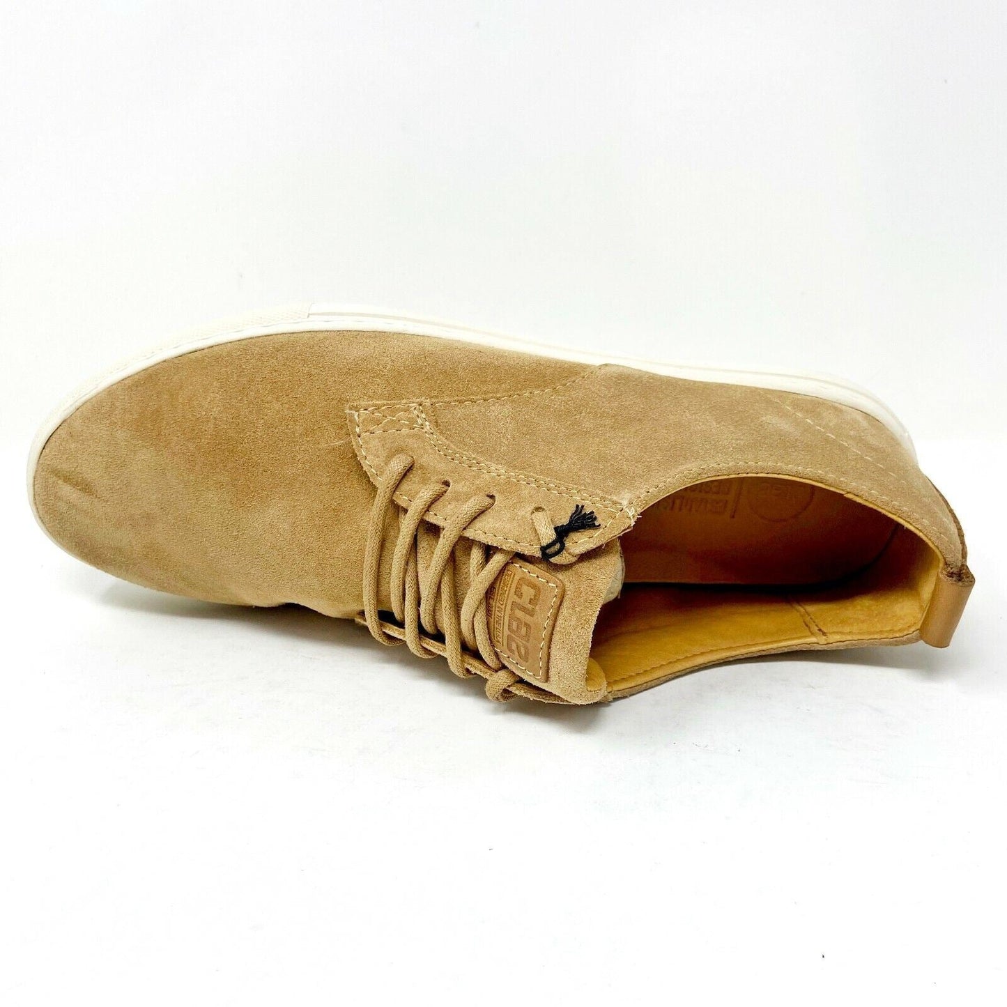 Clae Ellington SP Cinnamon Brown Suede Mens Casual Shoes Sneakers