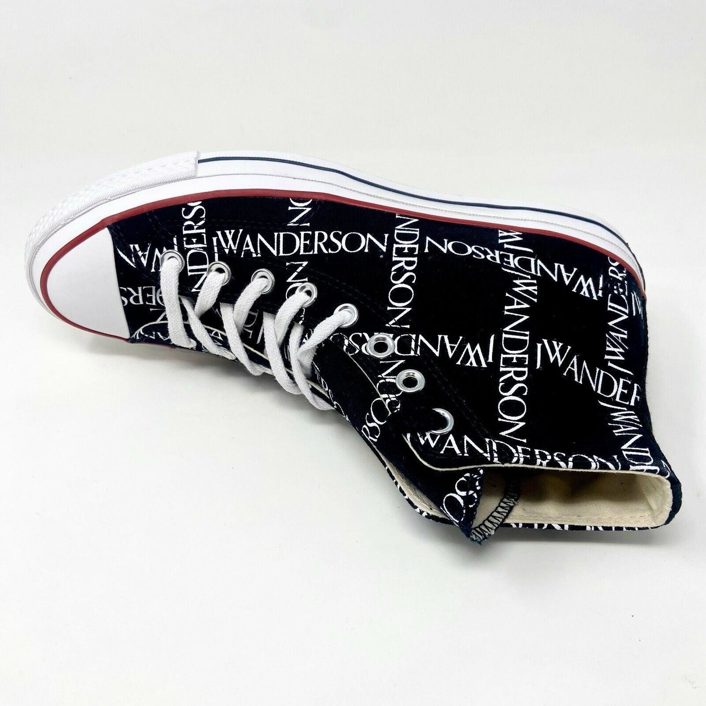 Converse Chuck 70 Hi x JW Anderson Black White Insign Womens Sneakers 160807C