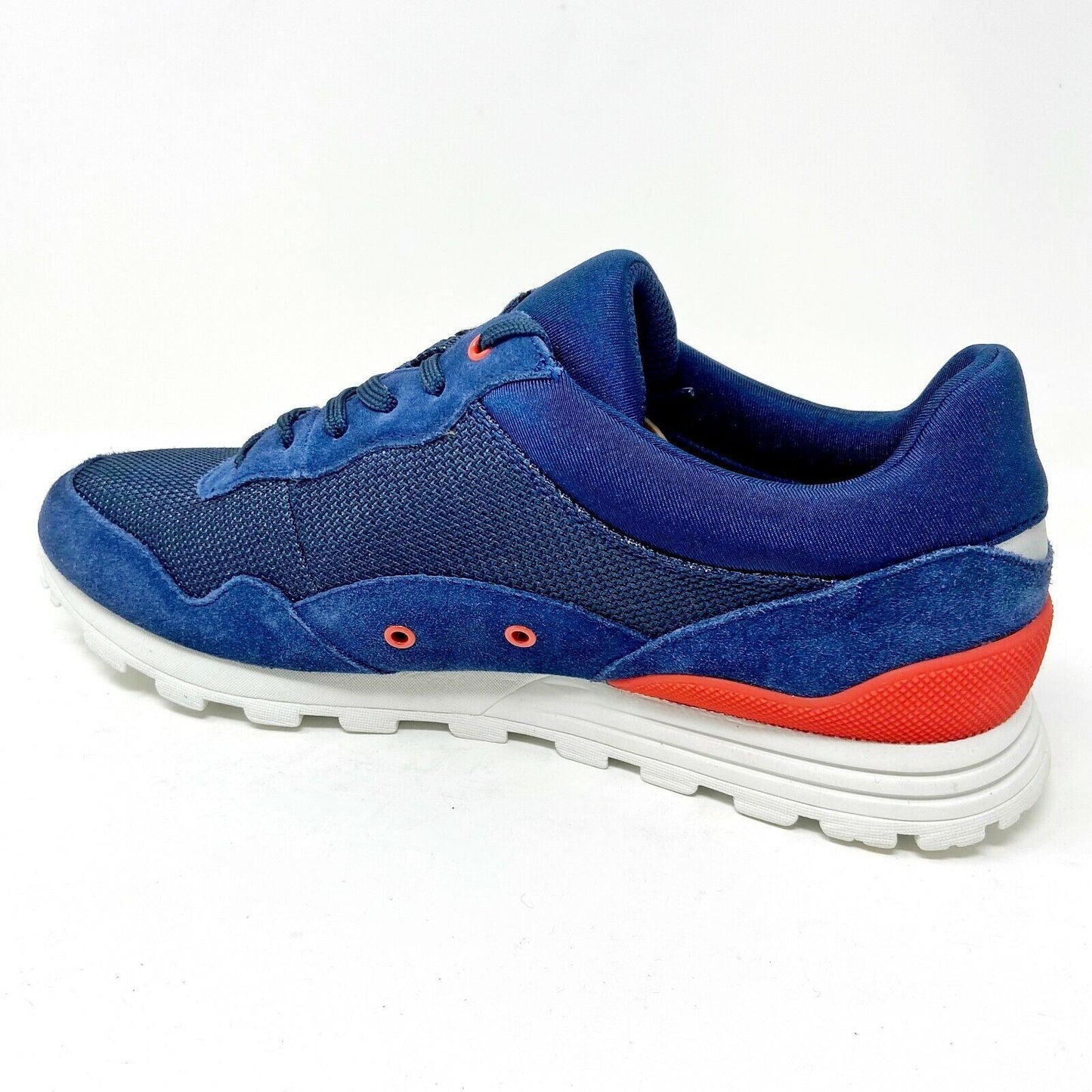 Clae Hoffman Midnight Suede Deep Navy Mesh Mens Casual Shoes Sneakers