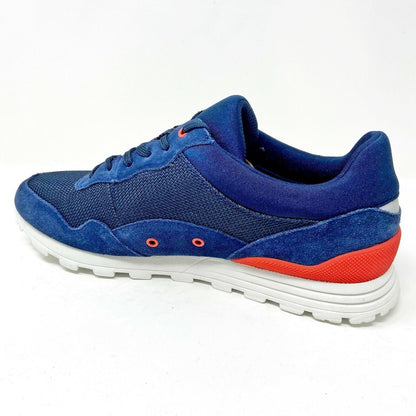 Clae Hoffman Midnight Suede Deep Navy Mesh Mens Casual Shoes Sneakers