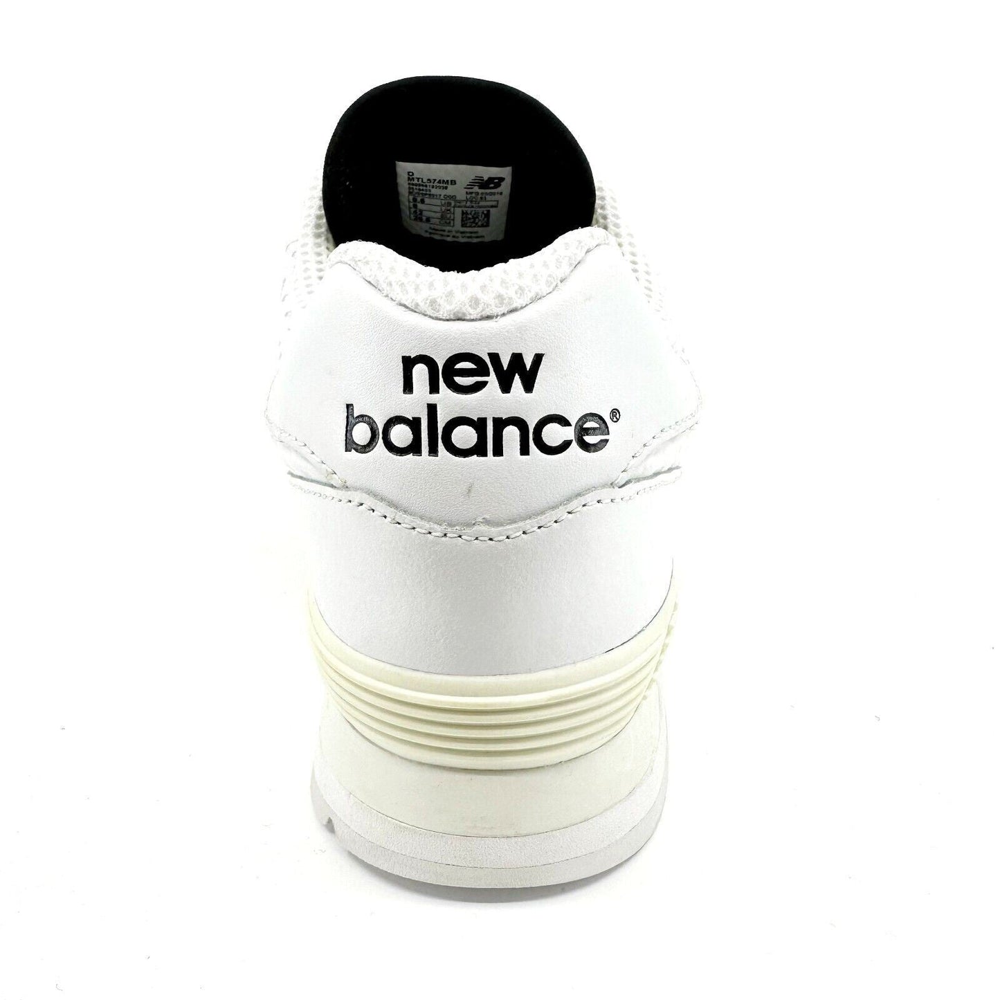 New Balance 574 Re-Engineered Black White Retro Mens Sneakers MTL574MB
