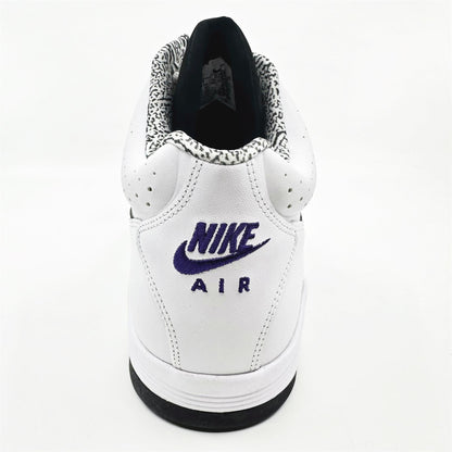 Nike Air Flight Lite Mid White Black Mens Athletic Sneaker