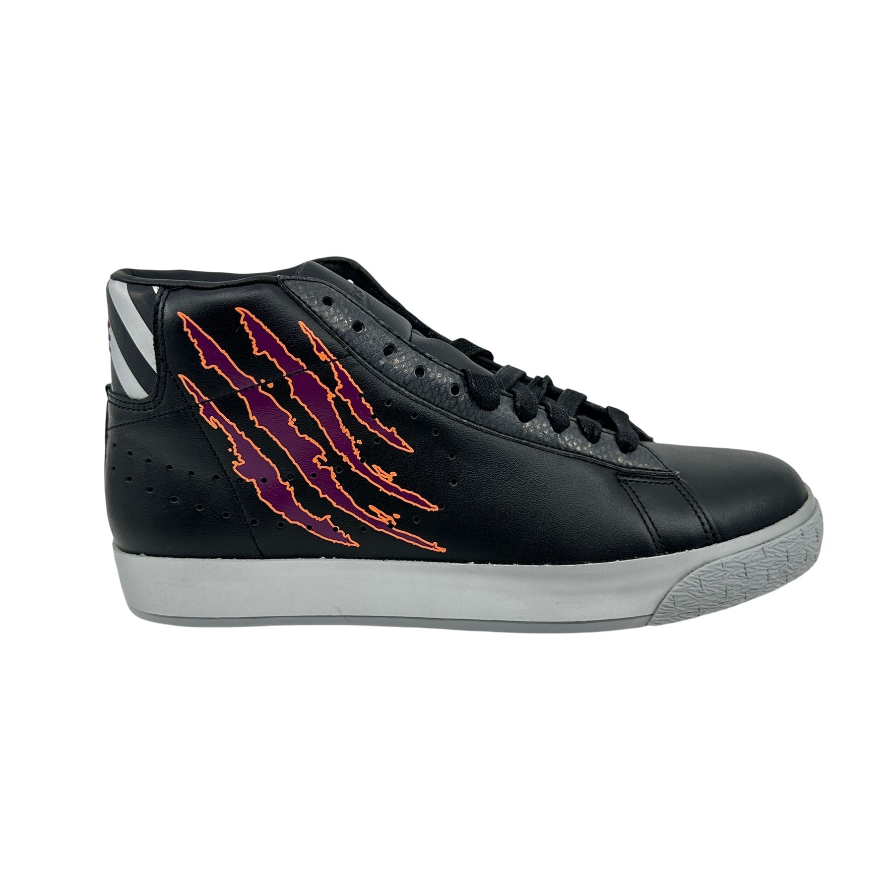 Nike Blazer Mid Premium Black Metallic Silver Plum Mens Godzilla Sneaker