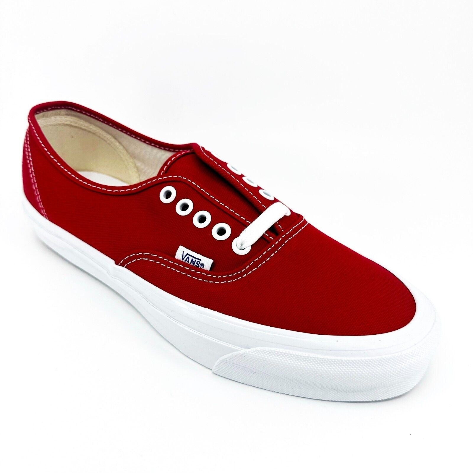 Vans Vault OG Authentic LX (Canvas) Red True White Womens Casual Shoes