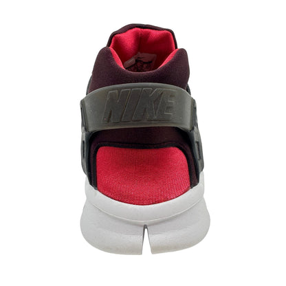 Nike Huarache Free Run Black Red Mahogany Mens Athletic Sneaker