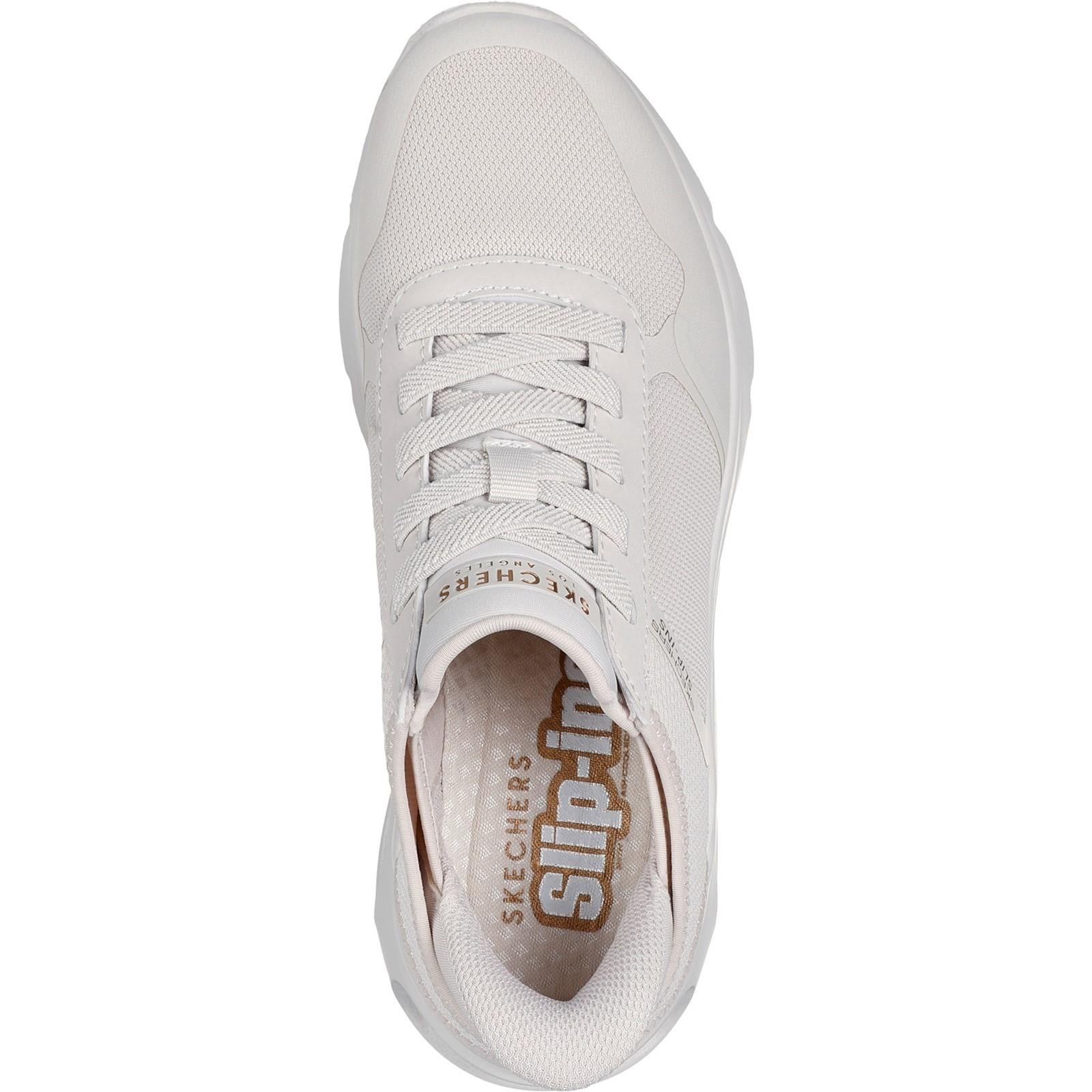 Women's Wide Fit Skechers 177116 Slip-ins Tres Air Uno Easy Steppers Trainers