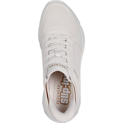 Women's Wide Fit Skechers 177116 Slip-ins Tres Air Uno Easy Steppers Trainers