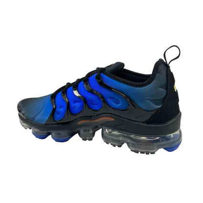 Nike Vapormax Plus Black Bright Crimson Blue Mens Athletic Sneaker