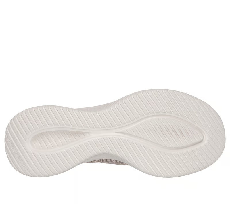 Women's Wide Fit Skechers 149710 Slip-ins Ultra Flex 3.0 Brilliant Trainers - Taupe