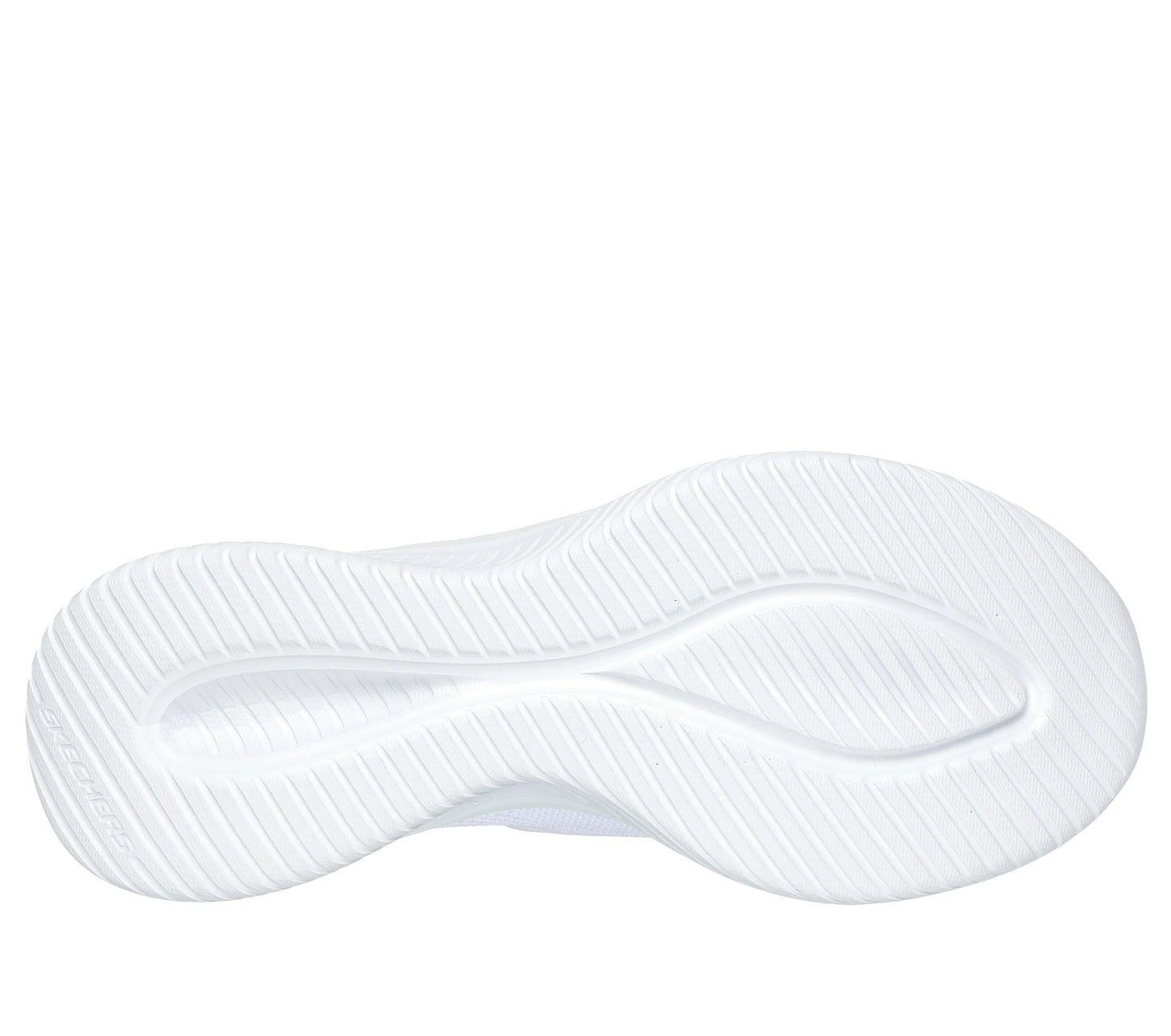 Women's Wide Fit Skechers 149710W Slip-ins Ultra Flex 3.0 Brilliant Trainers - White