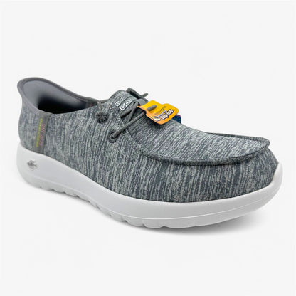 Skechers Go Walk Joy Iris Gray Womens Wide Athletic Sneaker
