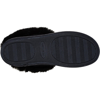 Women's Wide Fit Skechers 169012 Cozy Campfire Winter Nights Slippers
