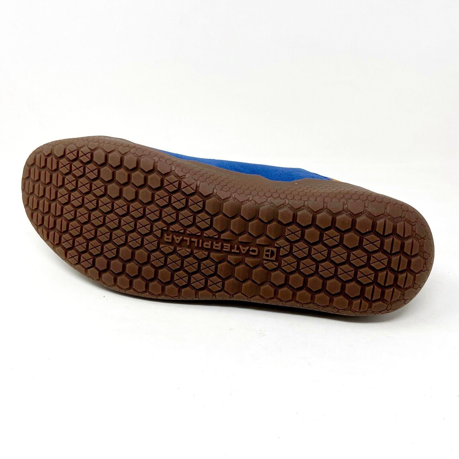 Caterpillar CAT Hex X-Lace Blue Gum Mens Suede Casual Shoes Sneakers P724092
