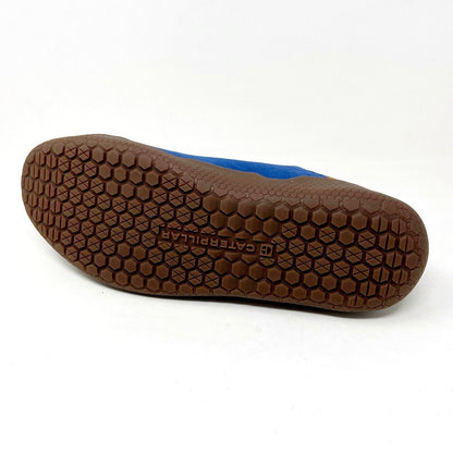 Caterpillar CAT Hex X-Lace Blue Gum Mens Suede Casual Shoes Sneakers P724092