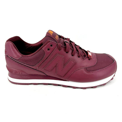 New Balance 574 Classics Burgundy Flight Jacket Mens Sneakers ML574FJR