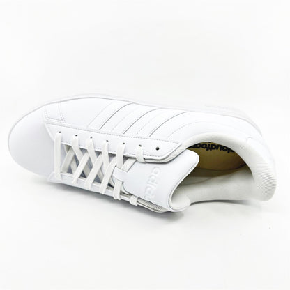 Adidas Grand Court 2.0 Cloud White Ecru Tint Mens Athletic Sneakers