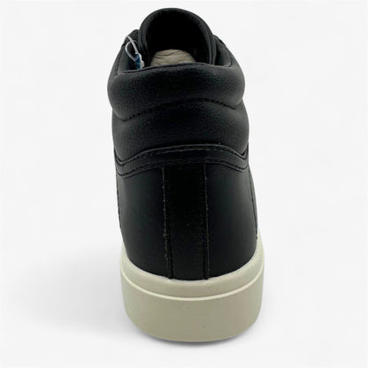 Skechers Eden LX Fancy Threads Black White Womens Court Classics Sneaker