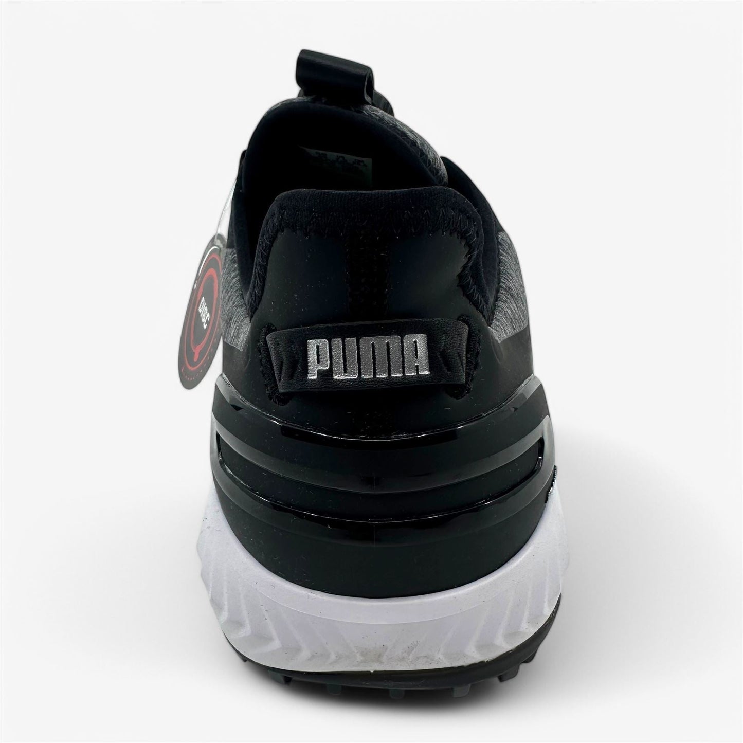 PUMA Ignite Elevate Disc Black Silver Mens Waterproof Golf Shoes