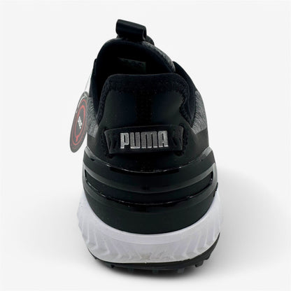 PUMA Ignite Elevate Disc Black Silver Mens Waterproof Golf Shoes