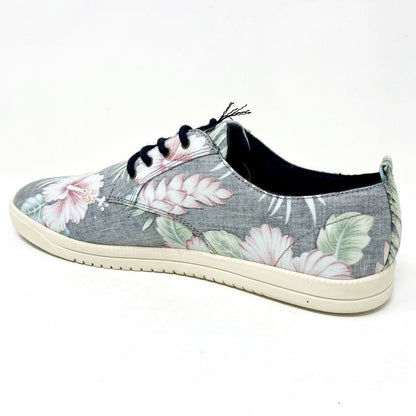 Clae Ellington Textile Black Floral Hawaiian Canvas Mens Premium Casual Sneakers