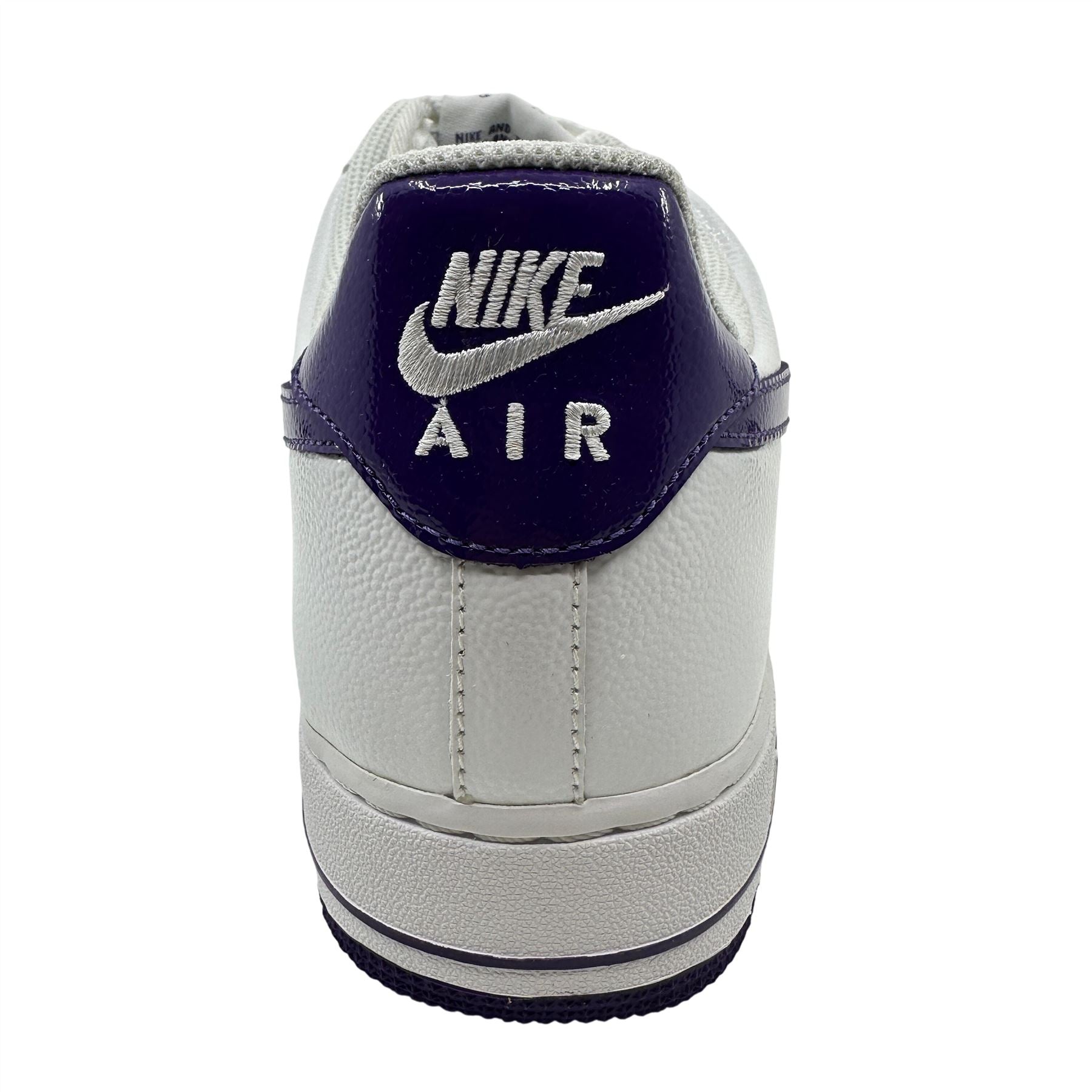 Nike Air Force 1 '07 White Club Purple Mens Athletic Sneaker