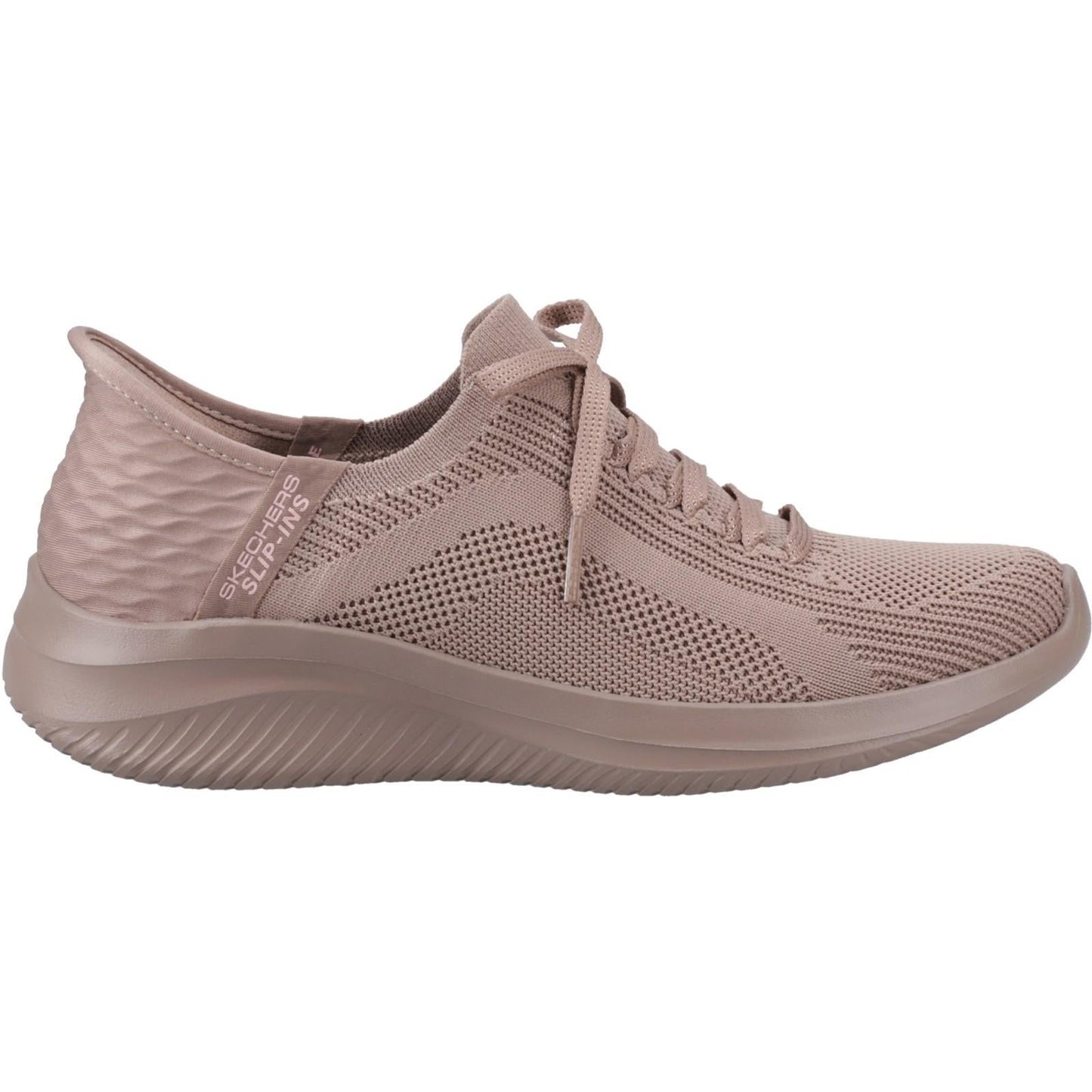 Women's Wide Fit Skechers 150447 Slip-ins Ultra Flex 3.0 Pure Color Trainers