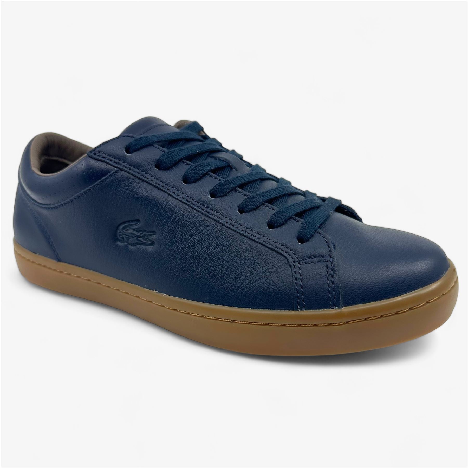 Lacoste Straightset 3 SRM Navy Mens Casual Sneaker