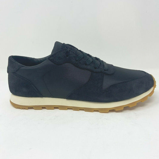 Clae Hayward Black Waxed Suede Mens Premium Casual Sneakers