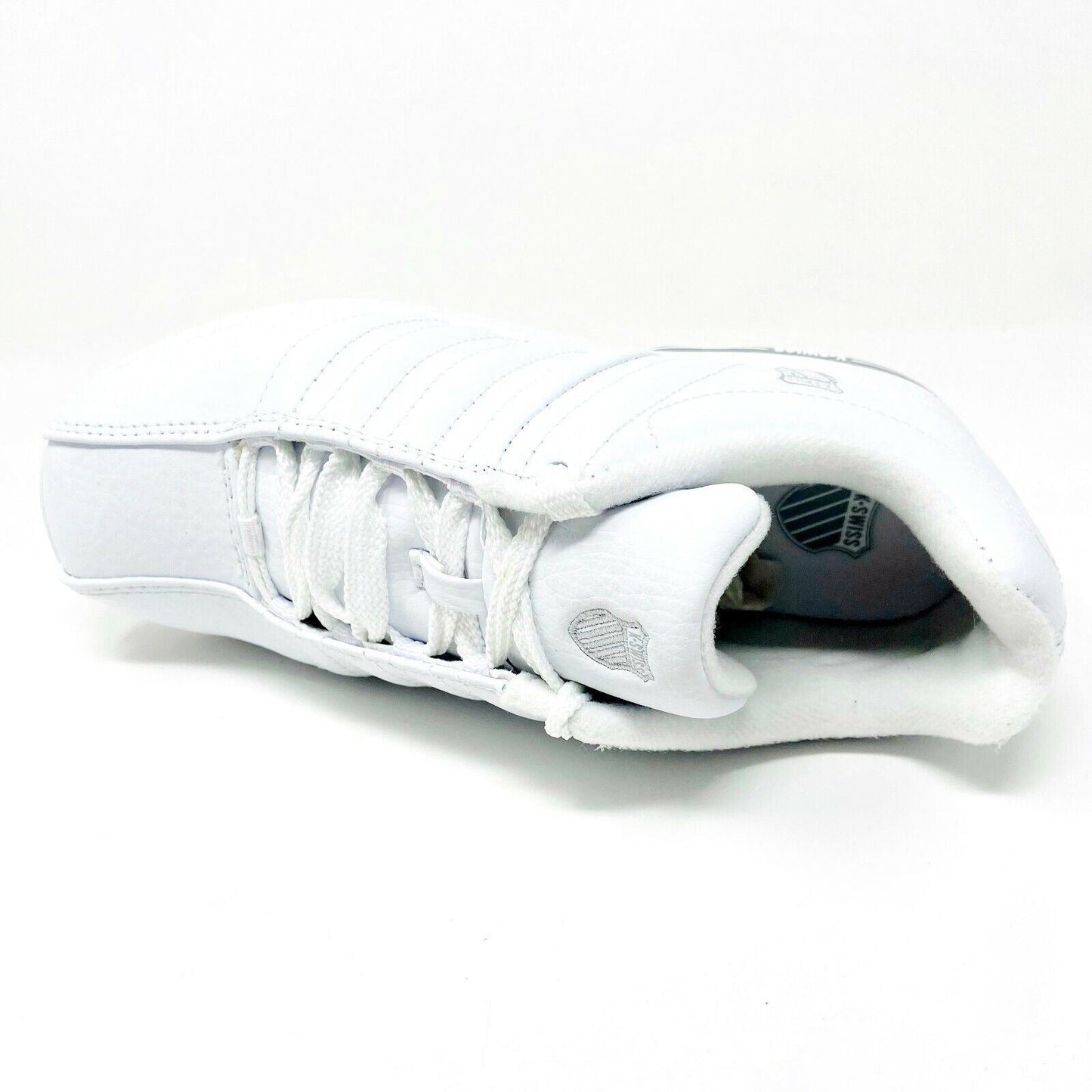 K-Swiss Renz White Light Grey Child Kids Casual Sneakers 51271106