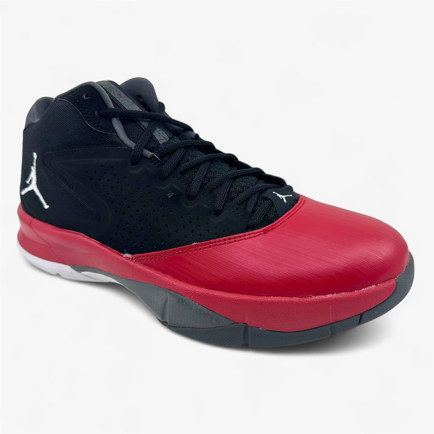 Jordan Court Vision 99 Black White Gym Red Grey Mens Athletic Sneaker