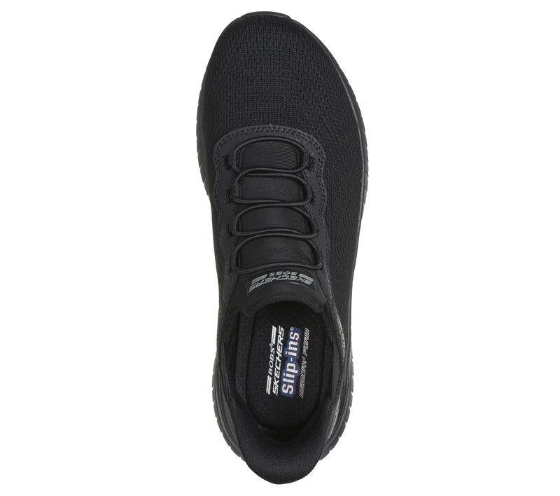 Women's Wide Fit Skechers 117500 Bobs Squad Chaos Daily Inspiration Trainer