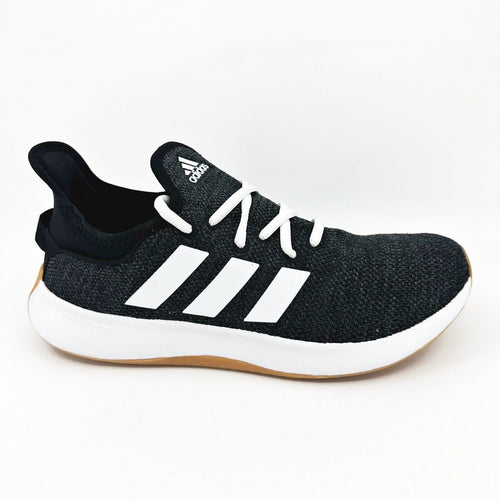 Adidas Cloudfoam Pure SPW Black White Gum Womens Running Shoes IG2530