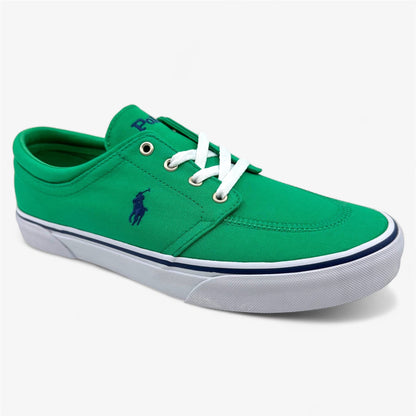 Ralph Lauren Faxon X SK LTL Green White Mens Casual Sneaker