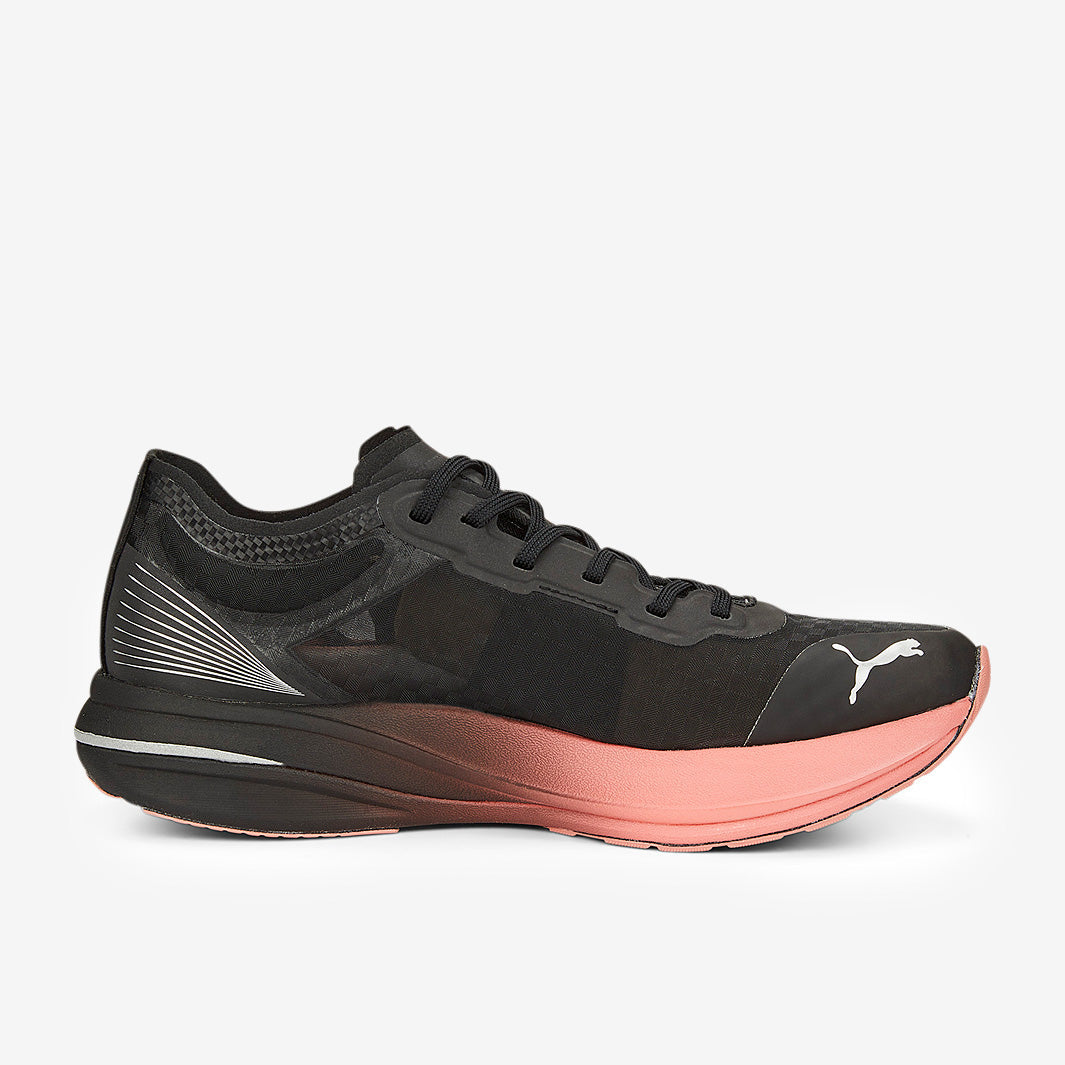 Puma Womens Deviate Nitro Elite Carbon  - Puma Black-Carnation Pink