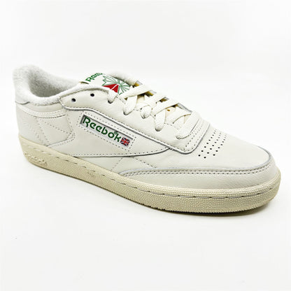 Reebok Club C 85 Vintage Chalk Alabaster Green Womens Athletic Sneaker