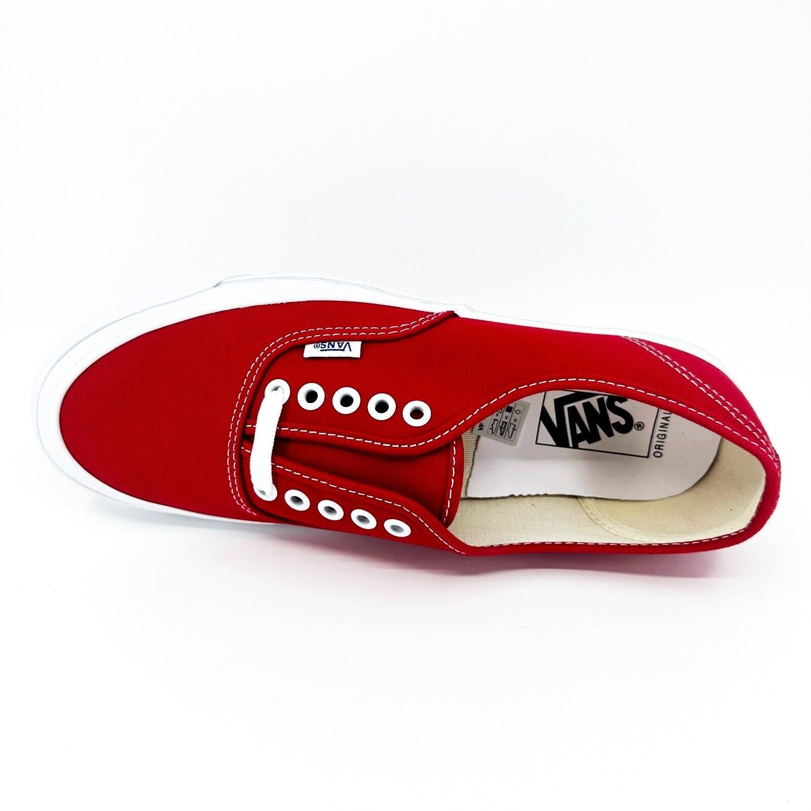 Vans Vault OG Authentic LX (Canvas) Red True White Womens Casual Shoes
