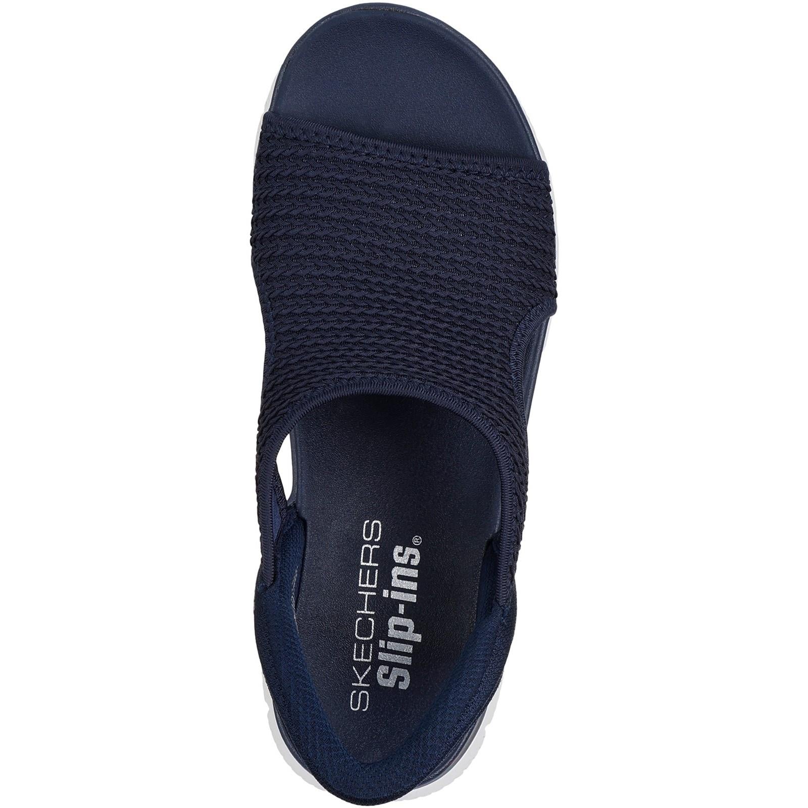 Women's Wide Fit Skechers 119519 Slip-ins Summits Sweetly Evolved Sandals
