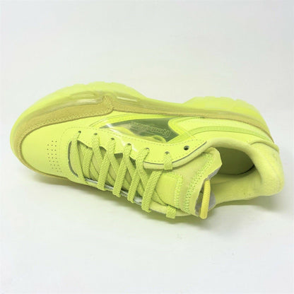 Reebok Club C Cardi B High VIS Green Clear Womens Lifestyle Sneakers H01010