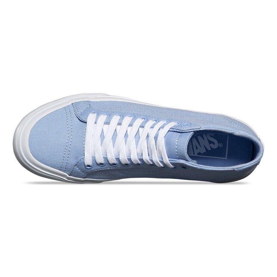 VANS Court Mid (Canvas) Serenity Baby Blue White Womens Size 9.5 Sneakers