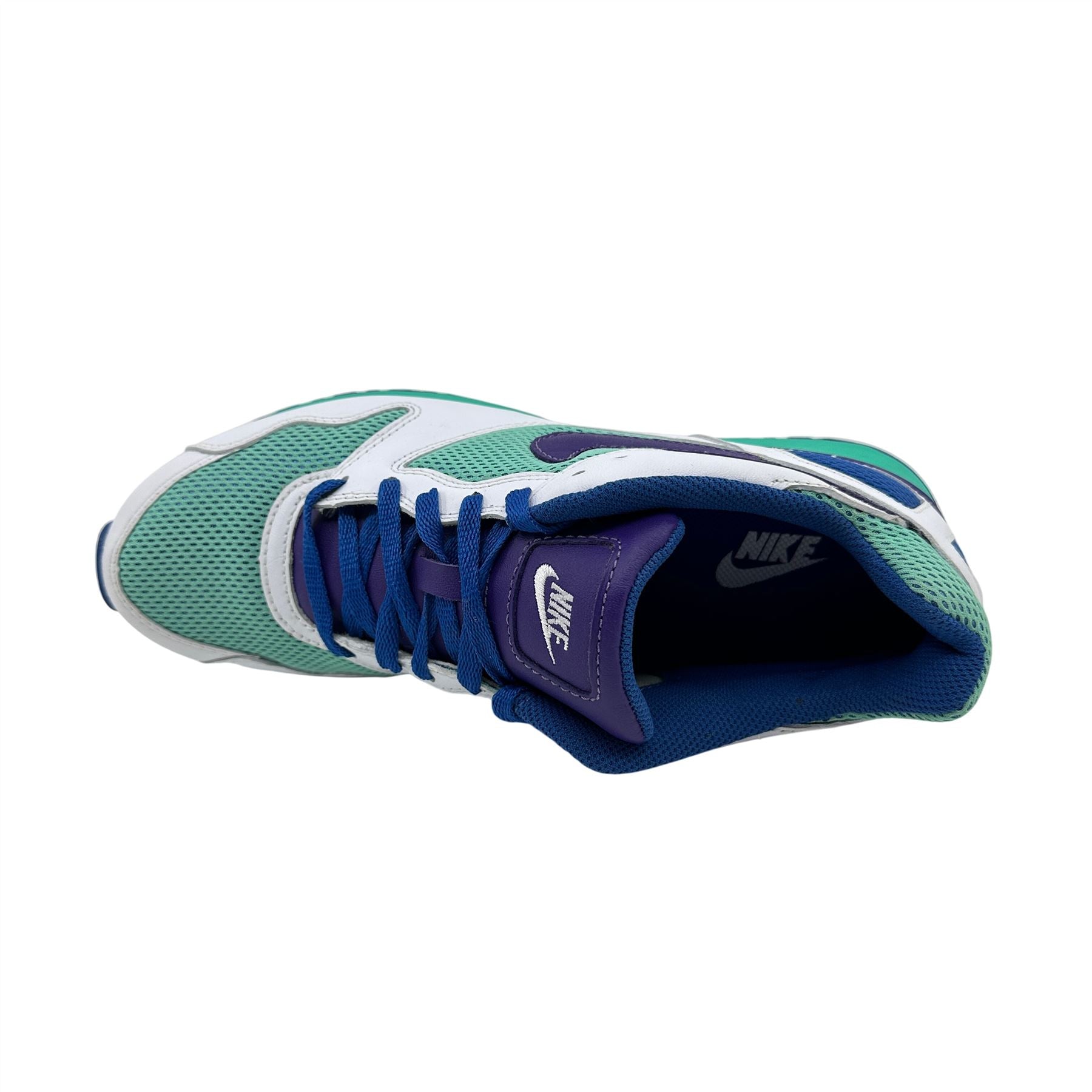 Nike Tyan White Purple Blue Womens Athletic Sneaker