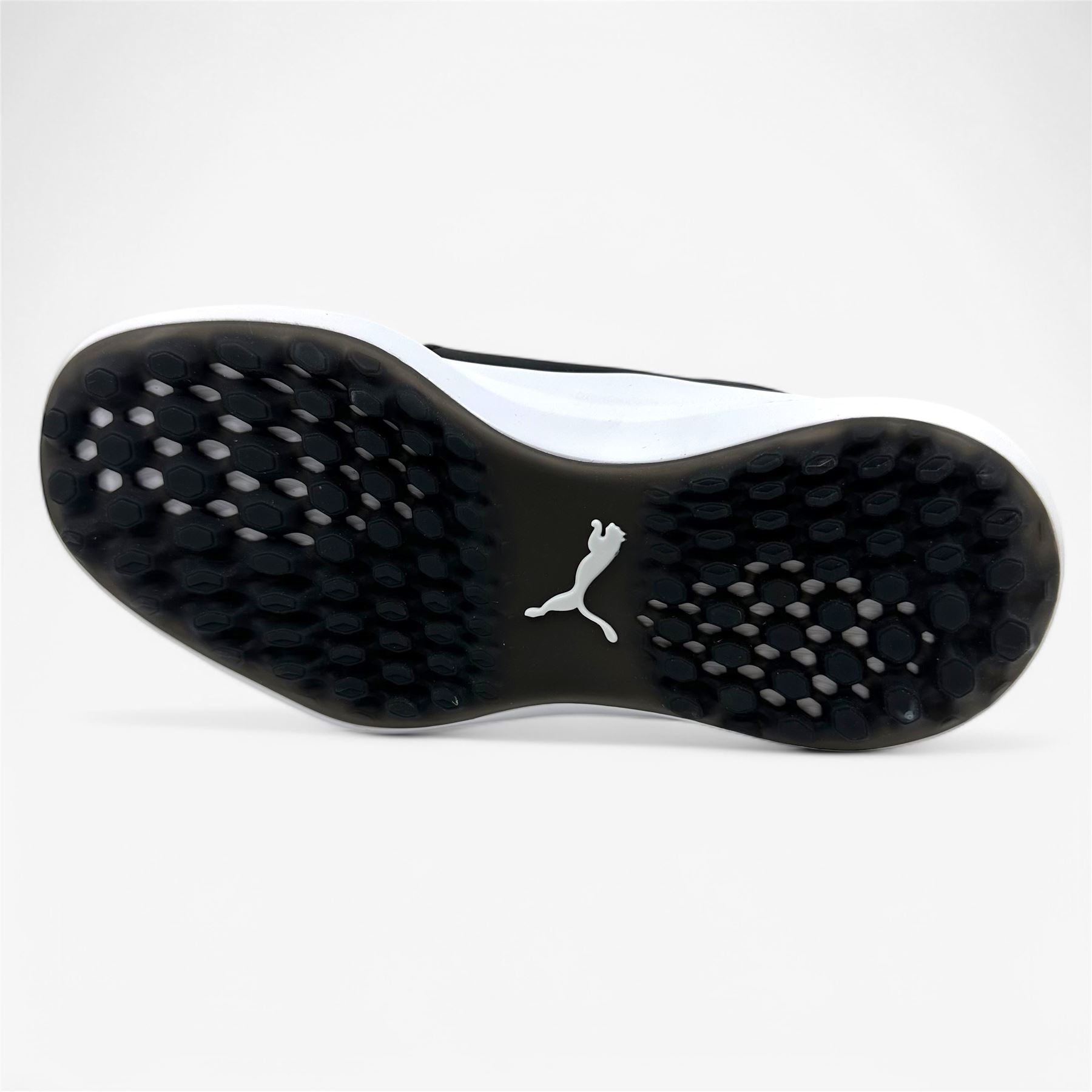 PUMA Ignite Fasten8 Black White Womens Waterproof Golf Shoes